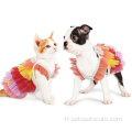 Robe de chien jupe de compagnie douce pour chiens chats